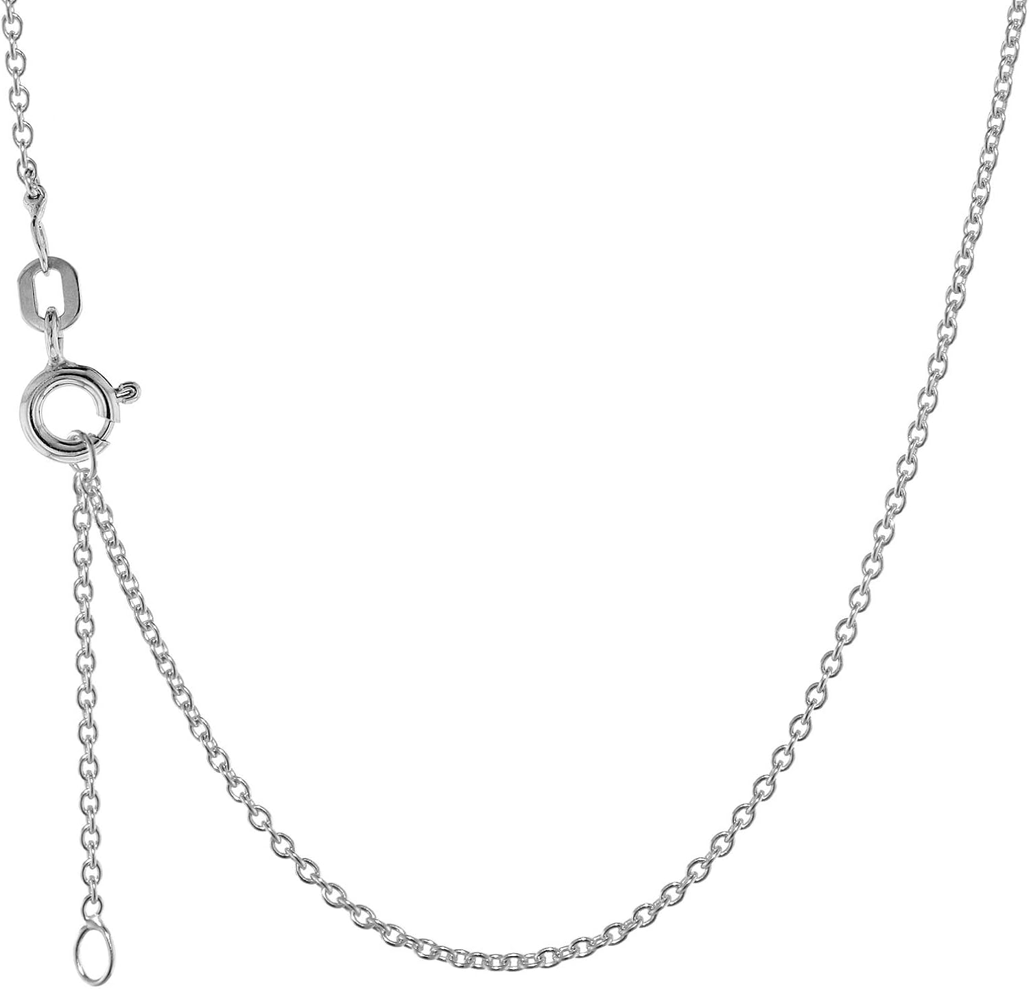 trendor Kette für Anhänger 925 Silber rhodiniert Ankerkette 1,4 mm 75611 – Bild 2