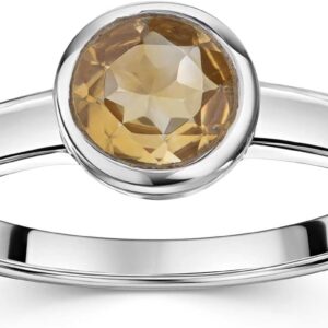MATERIA by Matthias Wagner Gemstone Ring 925 Silver Faceted for Women in Various Sizes