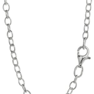 NKlaus Necklace 3.0 mm wide anchor chain round 925 silver necklace women’s silver chain