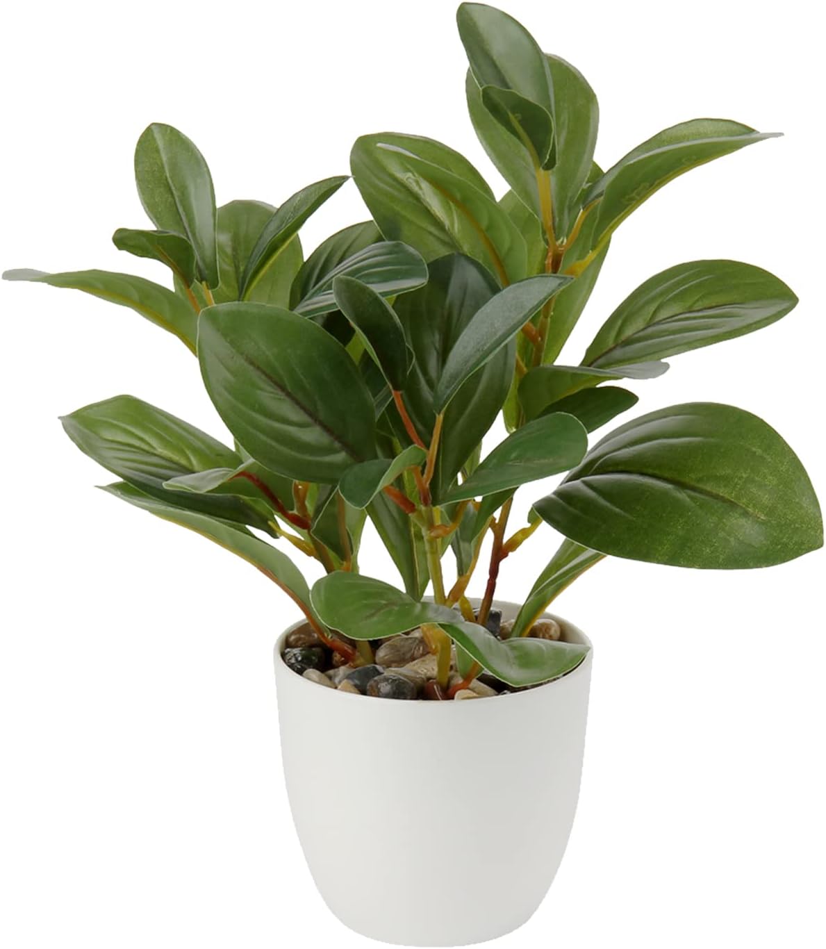 28 cm Artificial Plants in Pot for Home Decoration, Artificial Indoor Plant, Camellia, Flower Arrangements, Home and Office Decoration, Desktop Bonsai, Artificial Plants with Pots, Table Decoration, Home, Balcony, Office Decoration