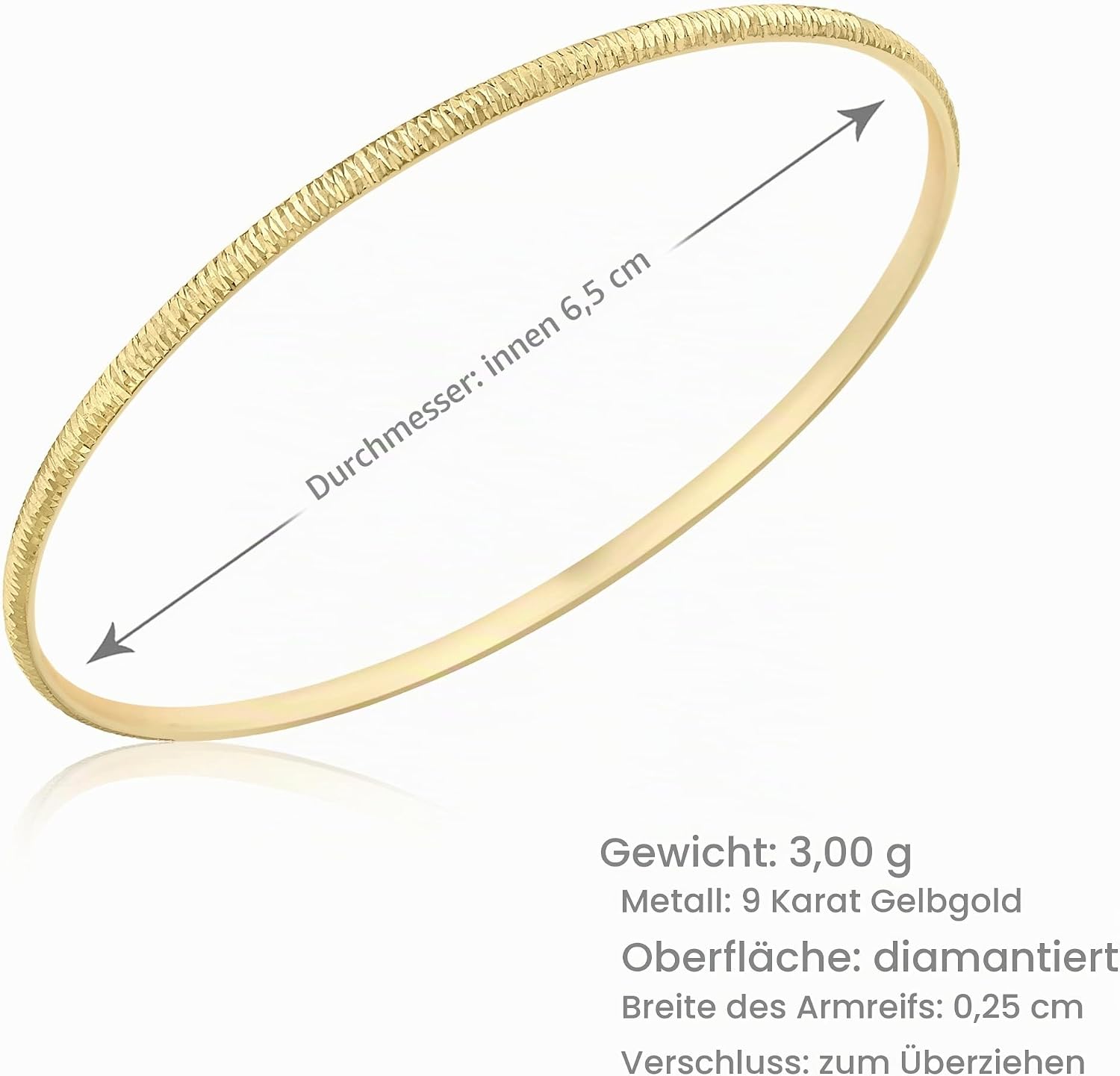 Carissima Gold 5.35.2755 Women's Bracelet Rose Gold 375 – Bild 4