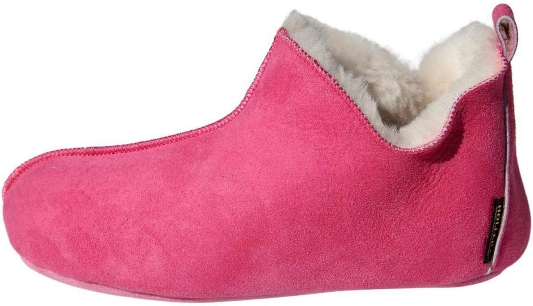 Hollert Lambskin Slippers - Bali Fur Shoes, Leather Shoes, Bed Shoes – Bild 3