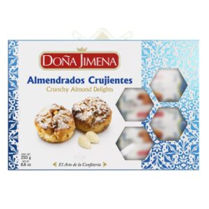DOÑA JIMENA Crispy Almond Cookies, Highest Quality, Typical Christmas Pastry, Handmade Recipe 250g