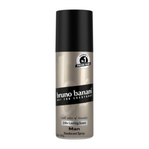 bruno banani Men’s Deodorant, Body Spray, with Timelessly Fresh, Oriental Fragrance, 24-Hour Long Action, 50 ml