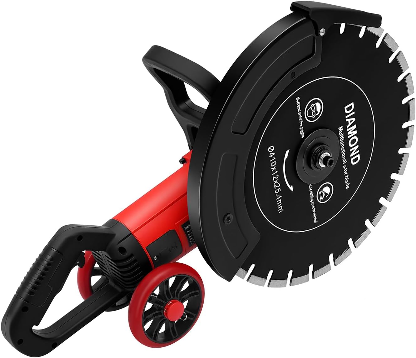 Electric Concrete Saw, 220 V 4000 W 3000 RPM 410 mm Cutting Cutter Paving Cutter High Performance Circular Saw Stone Cutting Machine Dry Disc Saw Wall Chaser Wet for Stone Concrete Granite – Bild 4