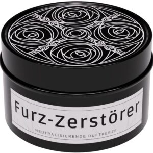 Funny Scented Candle with Saying „Fart Destroyer“ for Girlfriend, Boyfriend, WG, Students as a Gift for Toilet and Toilet