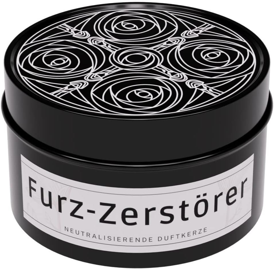 Funny Scented Candle with Saying "Fart Destroyer" for Girlfriend, Boyfriend, WG, Students as a Gift for Toilet and Toilet