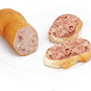 Ham Liver Sausage, Homemaker Liver Sausage with Honey, Savoury Fresh Sausage Spread Approx. 600 g