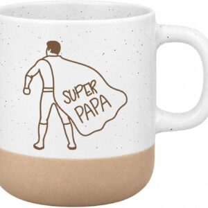 Super Papa Mug Ceramic Saying Mug Gifts for Dad Gift Mug