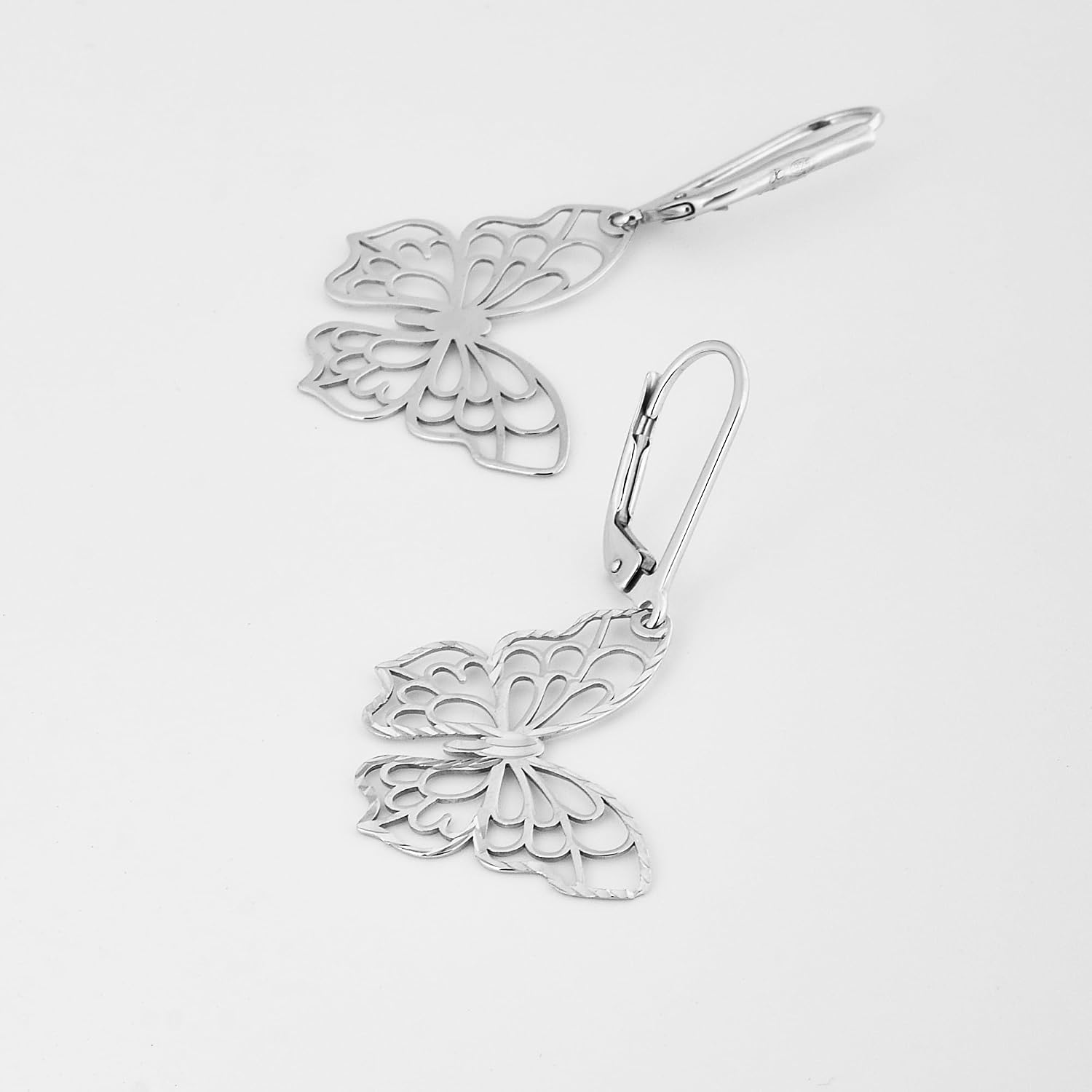Women's Earrings 925 Silver Rhodium-Plated with Gift Box – Bild 7