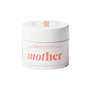mother by baybies Body Butter – Intense, Natural Body Butter for All Mums 180 ml / Mum Care / Vegan, Certified Natural Cosmetics, for Prevention of Stretch Marks and Stretch Marks
