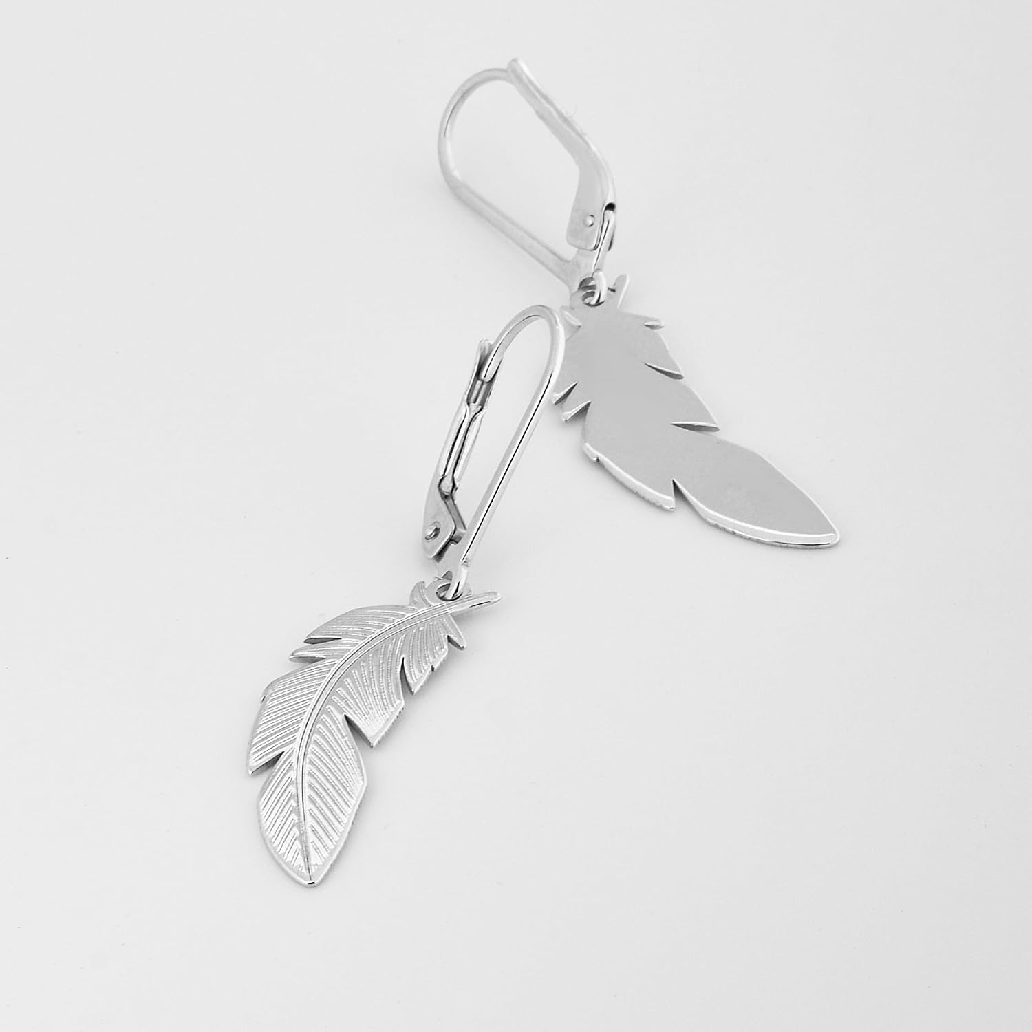 Women's Earrings 925 Silver Rhodium-Plated with Gift Box – Bild 7