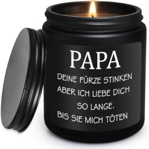 Dad Gift, Candle Gifts for Dad for Father's Day, Birthday, Valentine's Day, Christmas, Birthday Gift for Father, Men from Daughter, Son, Sandalwood Scented Candle (200 g)