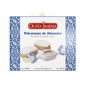 DOÑA JIMENA Almond Polvorones Highest Quality Typical Christmas Sweets Handmade Recipe 430g