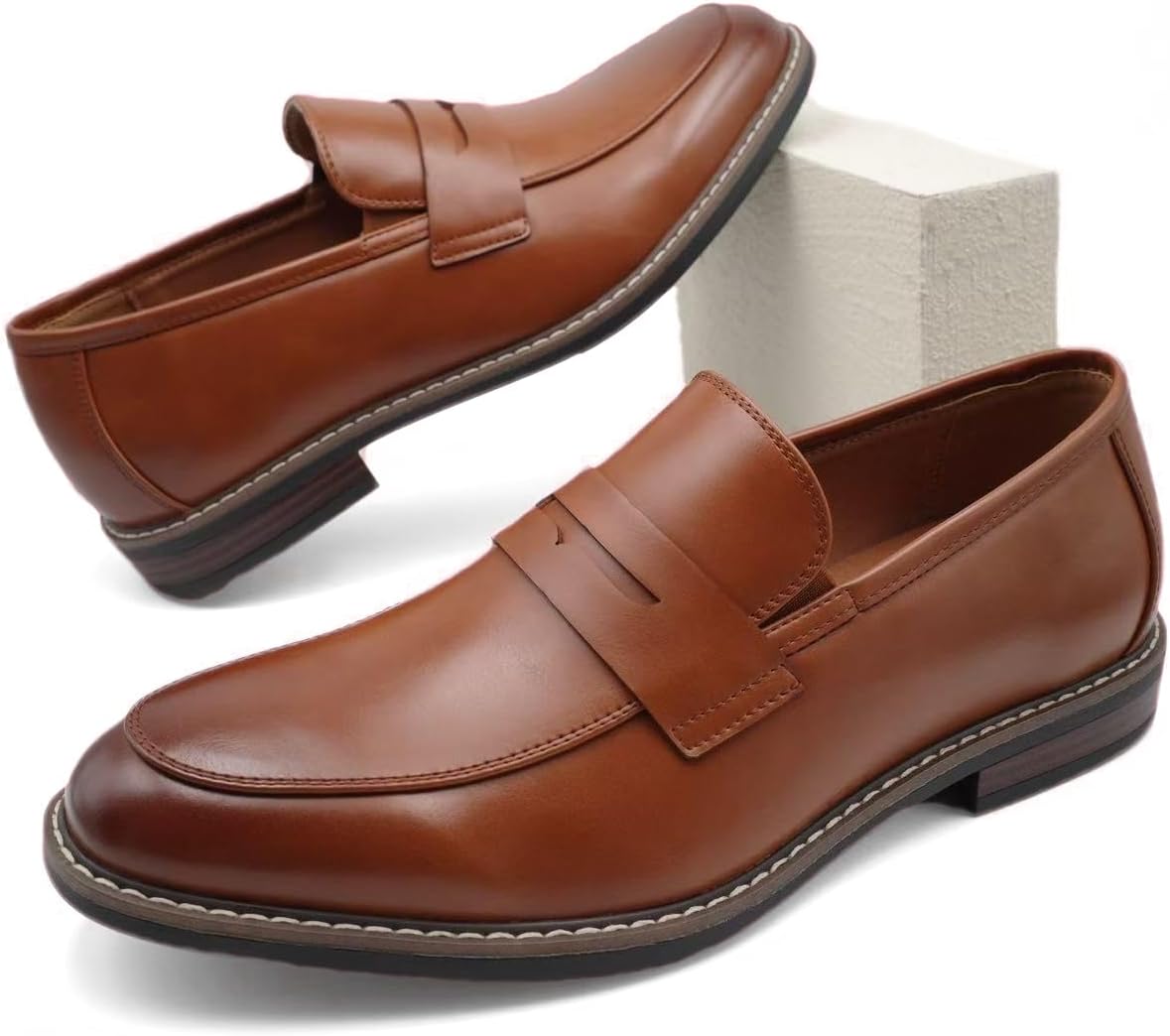 Finishing & Sewing Men's Classic Moc-Toe Penny Loafer – Bild 4
