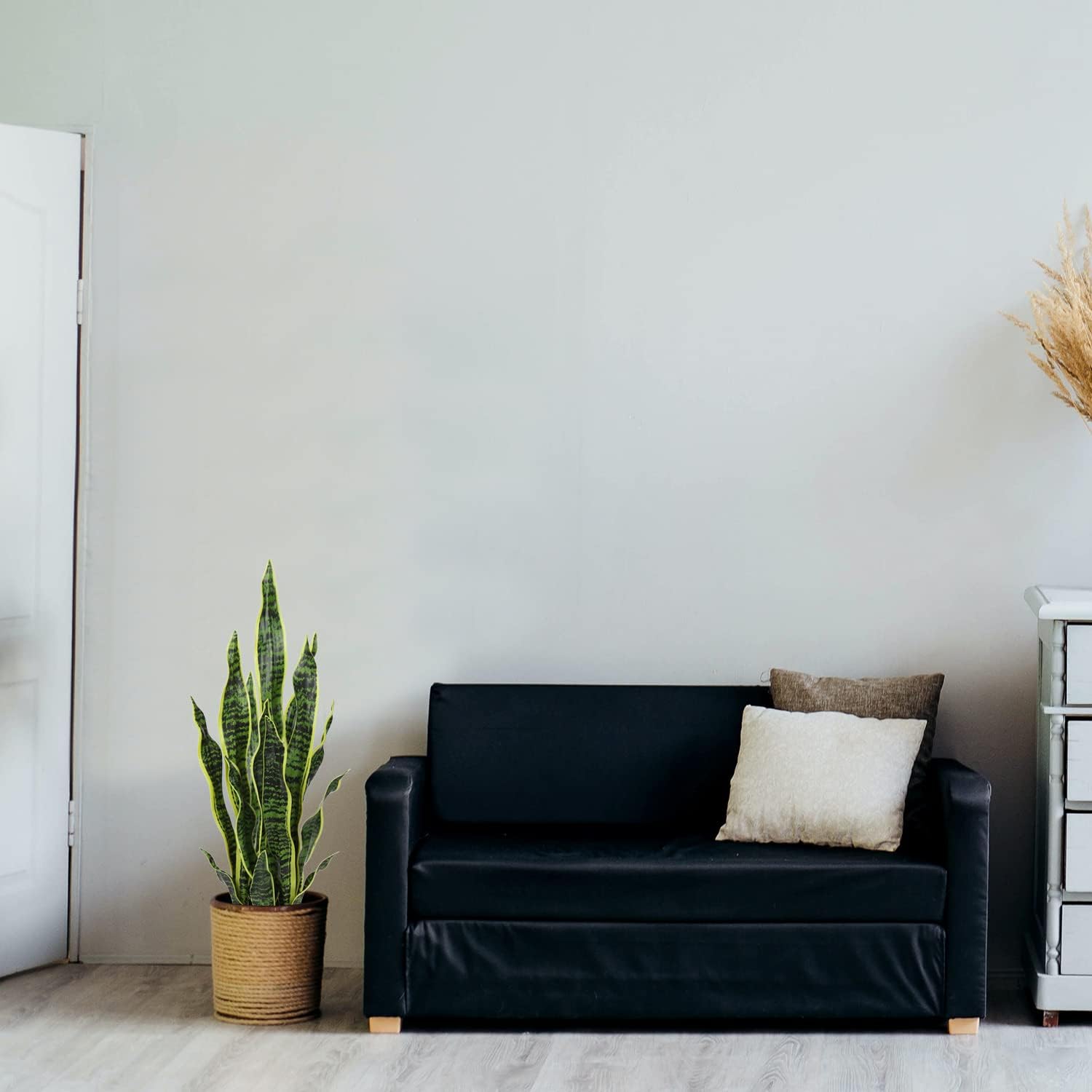 Hollyone 2 x Artificial Plants, Large, Height 64 cm, Artificial Sansevieria Decorative Living Room Plant, Indoor Plants, Balcony, Office Decoration, Artificial Plant for Home Garden, Office Decoration – Bild 3