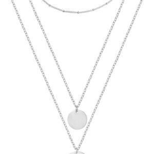 BONNYBIRD® BonnySydney Premium Chain Set - Women's Necklace Made of Stainless Steel in Silver, Gold & Rose Gold, 100% Waterproof and Skin-Friendly