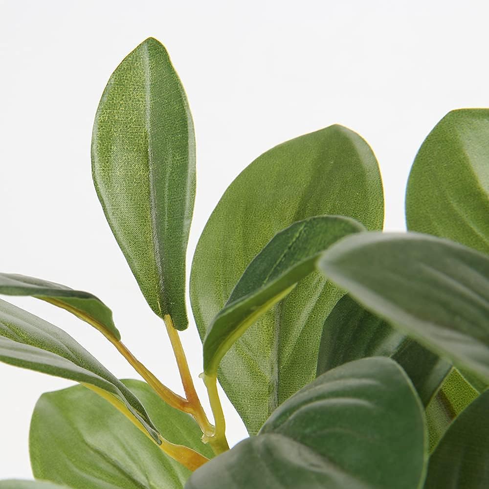 Briful Artificial Indoor Plant Camellia Artificial Plant Camellia Japonica in Plastic Pot Decorative Silk Flowers Camellia Artificial Flowers for Home Hotel Decoration – Bild 4