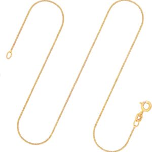 EDELIND 333 585 Goldkette Damen Echtgold, 0,8mm Panzerkette, auch 375 750