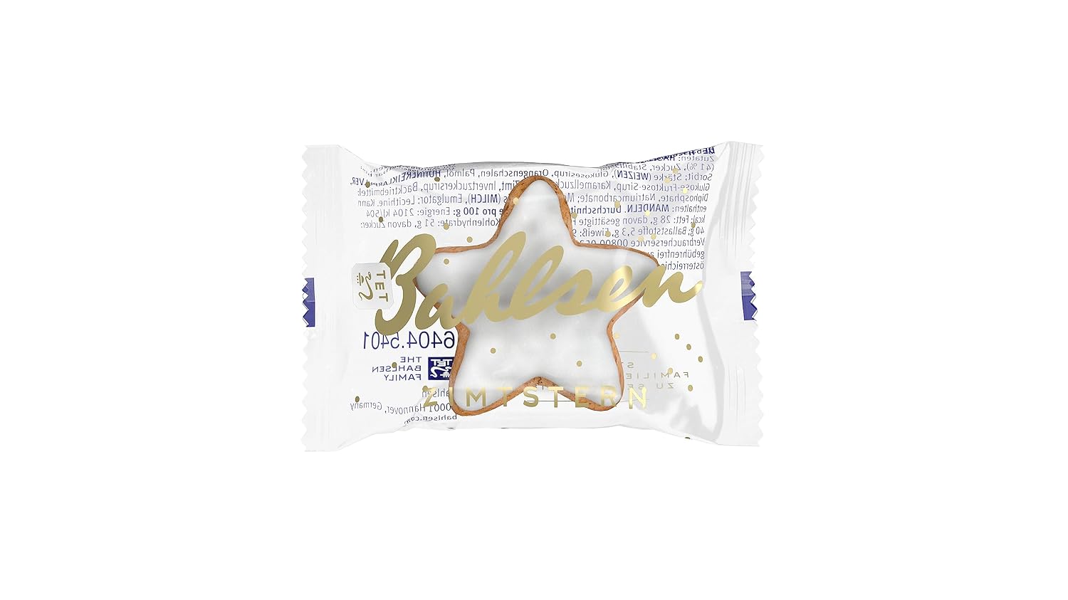 Bahlsen Zimtsterne - Pack of 1 Counter Dispensers - Hazelnut Cinnamon Pastry with White Glaze - Individually Wrapped (1 x 756 g) – Bild 3