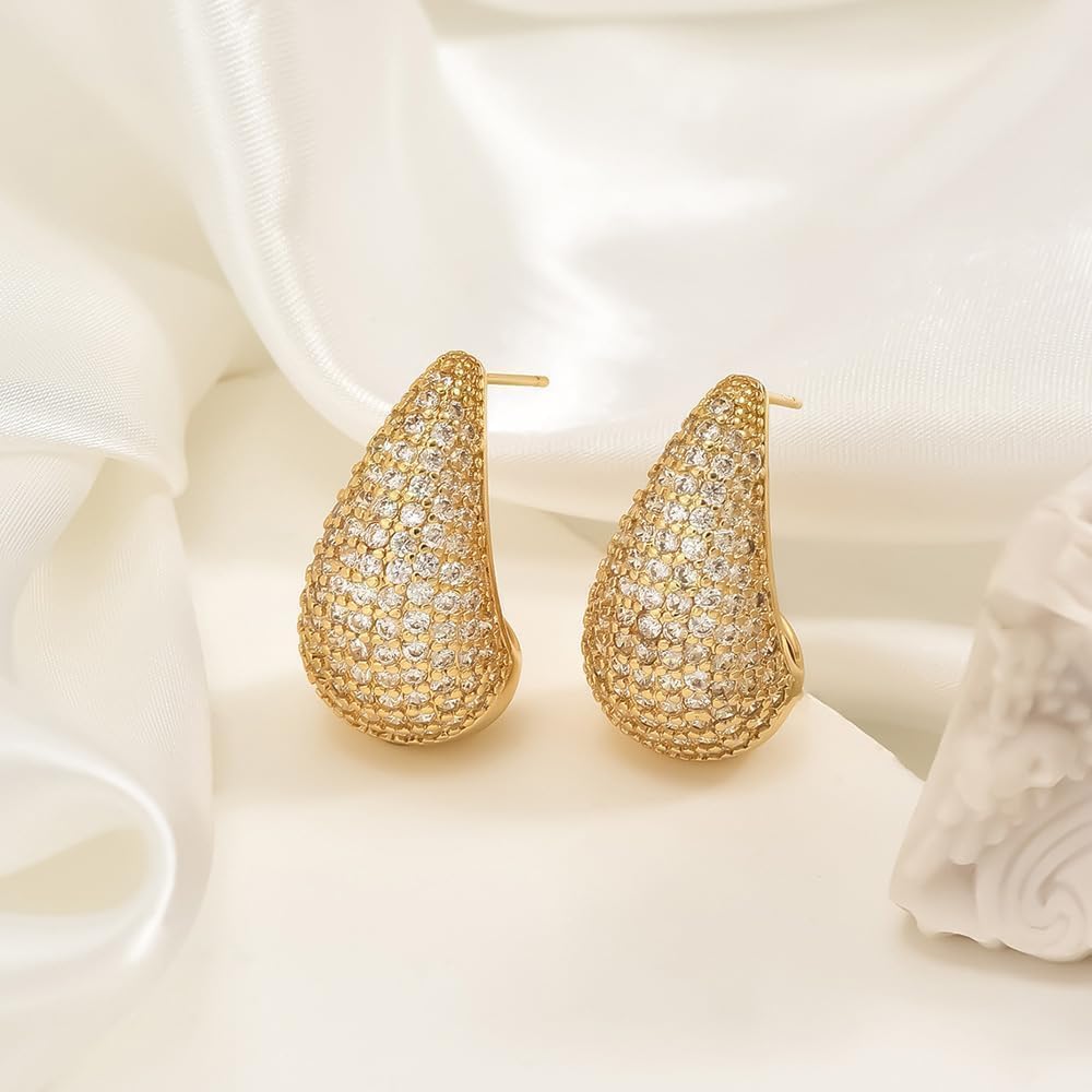 Women's Earrings Water Drop Earrings Elegant Simple Earrings Temperament Fashion Mini Women's Earrings Valentine's Day Birthday Christmas Gift – Bild 2