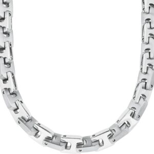 s.Oliver Herren Schmuck – Bolde Halskette & Armband aus Edelstahl – Klassisch, Markant und Maskulin – Perfekte Geschenkidee