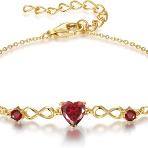 Infinity Armband Damen 925 Sterling Silber Geschenke für Frauen