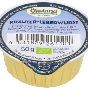 Herb Liver Sausage 12 x 50 g