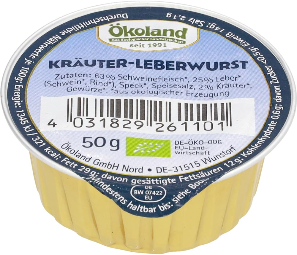 Herb Liver Sausage 12 x 50 g