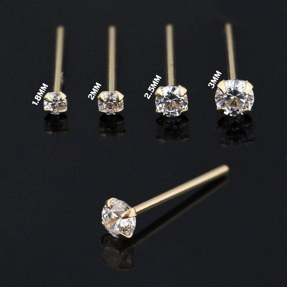 14 carat (585) gold, 14 carat (585) yellow gold, cubic zirconia, Cubic Zirconia, Cubic Zirconia – Bild 2