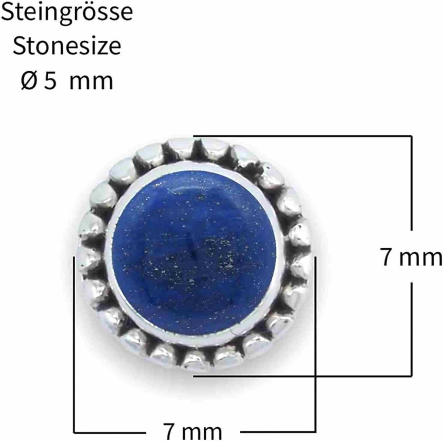Sterling Silber Ohrstecker Damen – Bild 3