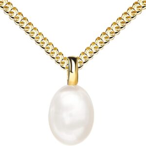 Pearl Pendant Gold 585 Freshwater Pearls Gold Women's Jewellery
