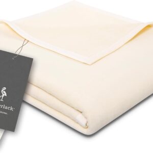Biederlack® Fluffy Cuddly Blanket Pure Cotton Couch Blanket 150 x 200 cm