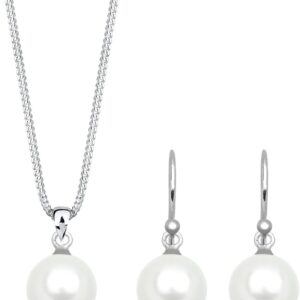 Elli Jewellery Set Shell Pearl 925 Sterling Silver Gift Idea