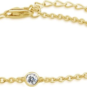 XENOX Zarge Women’s Bracelet Made of High-Quality 925 Sterling Silver with Zirconia Stone