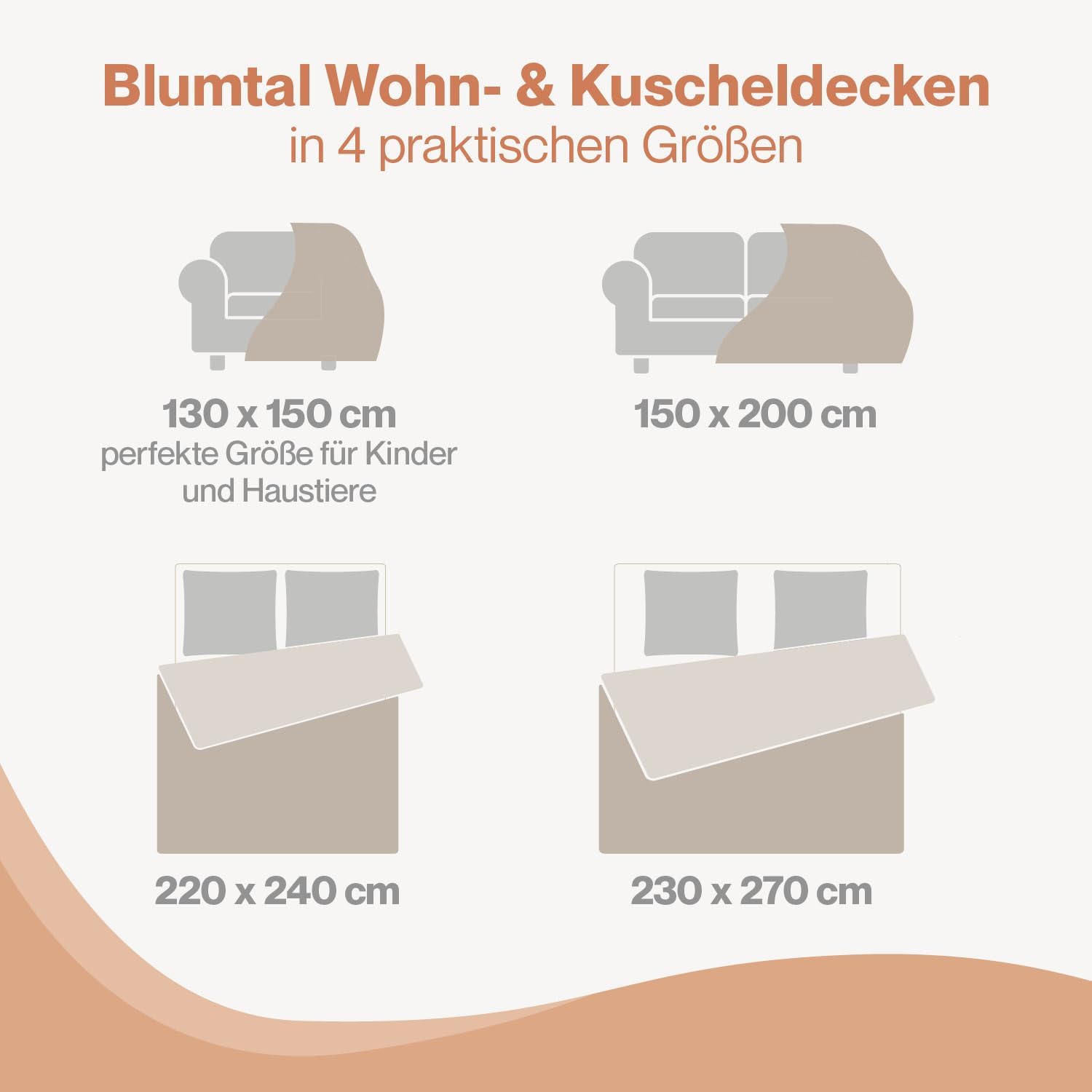 Blumtal Premium Sherpa Cuddly Blanket, Fluffy, 150 x 200 cm, Oeko-Tex Certified, Sofa Blanket with Thick Sherpa Inside, Super Fluffy Blanket, Extra Thick and Warming, Plush Blanket, Anthracite – Bild 7
