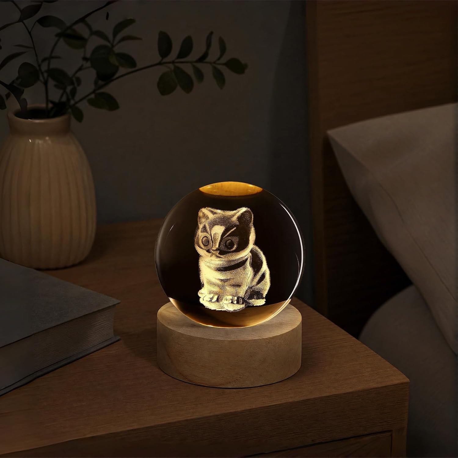 60mm Crystal Ball Cat Decoration Cat Gift for Women – Bild 3