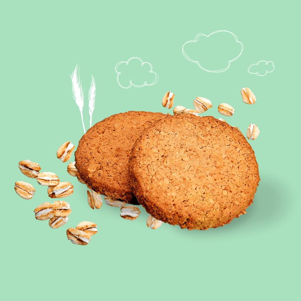 Brandt Hobbits Kernig - Pack of 2 - Catering Box with 60 Packs - Fibre-Rich Whole Grain Biscuit with Oatmeal (60 x 22.8 g) – Bild 2