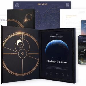 Sterntaufe Geschenkbox – Erde Design