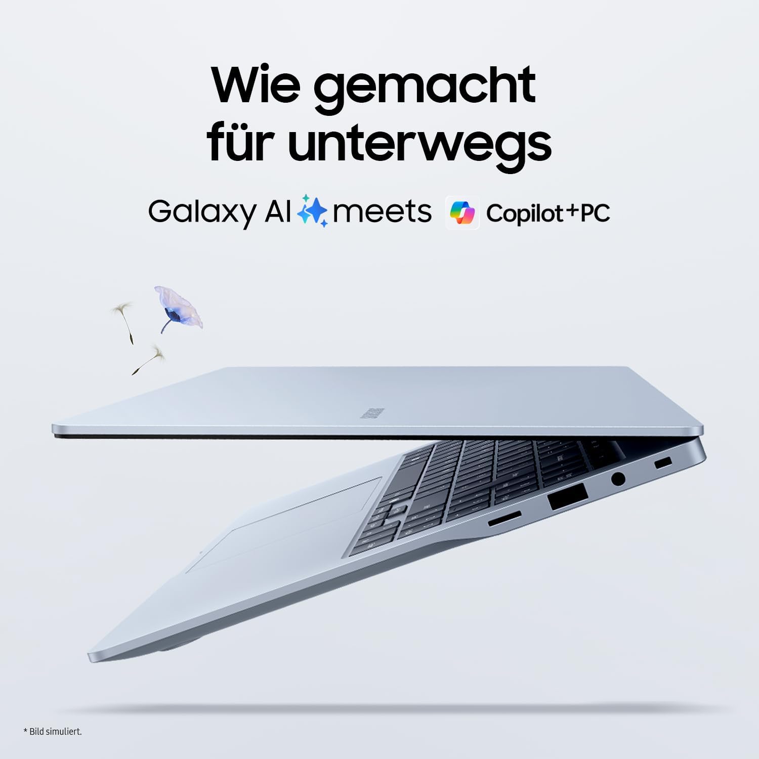 Samsung Galaxy Book4 Edge AI Laptop, 15.6 Inch Display, 16GB RAM, Snapdragon X Plus Processor, Notebook 512GB Memory, Copilot+ PC, Sapphire Blue – Bild 2