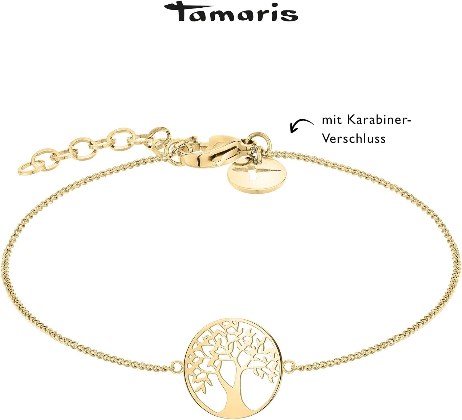 Tamaris Armschmuck Tree of Life Collection, Armband aus Edelstahl mit Lebensbaum-Motiv. Talisman Geschenkidee – Bild 4