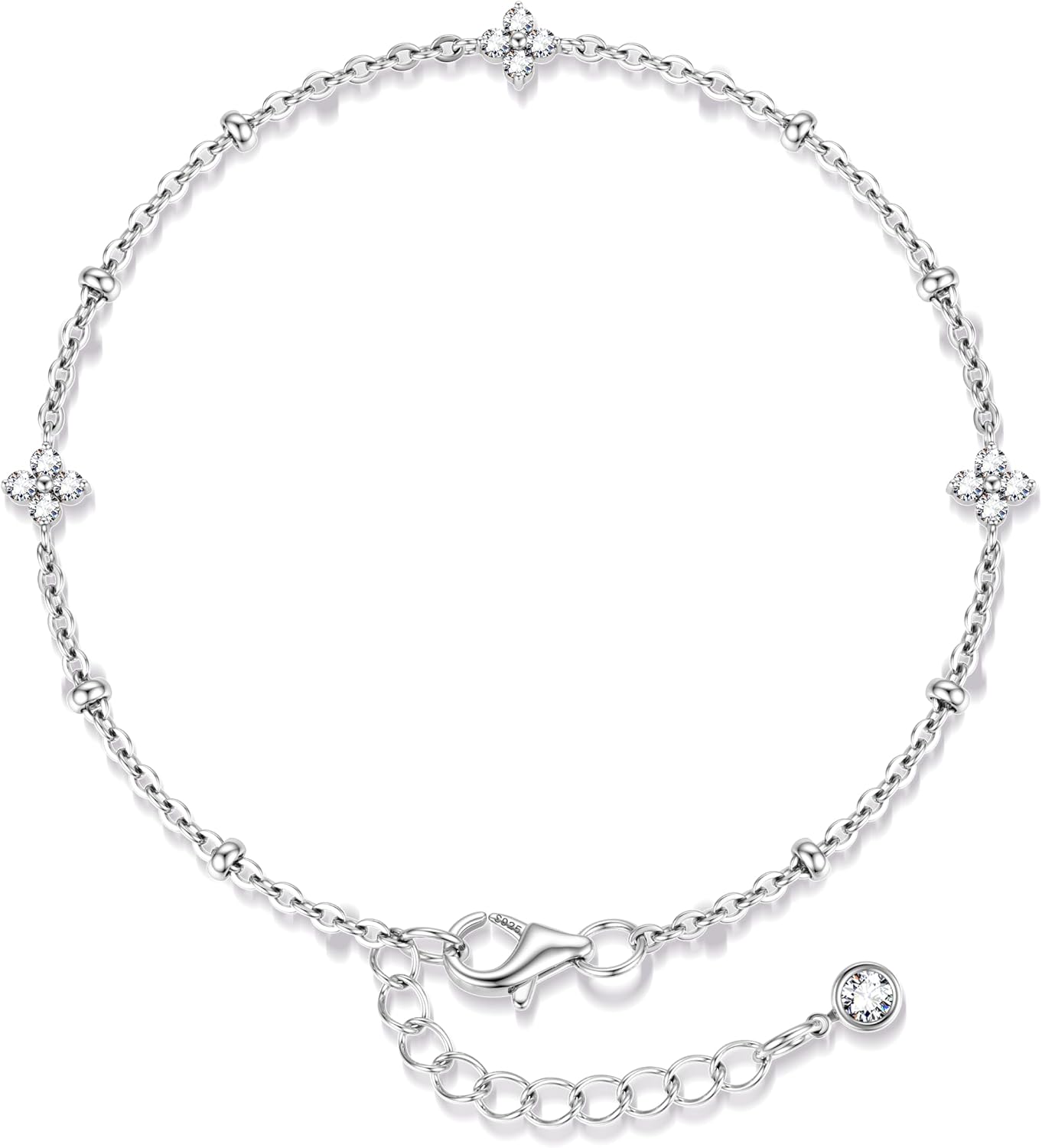 LOLIAS Women's Bracelet 925 Silver / Gold / Rose Gold Bracelet with Balls/Beads Waterproof Bracelets Jewellery Women Girls – Bild 7