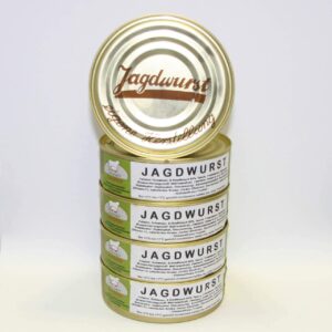 Jagdwurst 5 x 200 g Canned Sausage, Value Set, Storage Set Landmetzgerei Sandritter