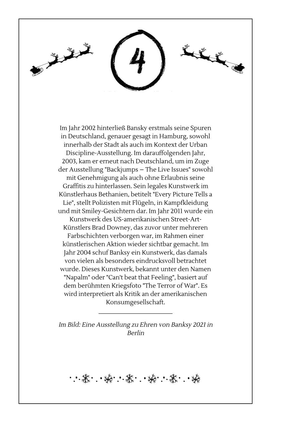 Der exklusive Adventskalender für alle Fans von Banksy - Hochwertige Hardcover-Ausgabe - das perfekte Geschenk 2024 – Bild 4