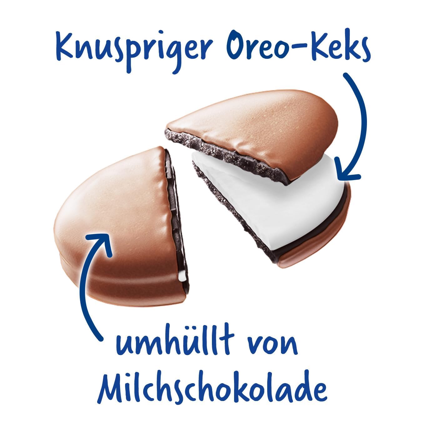 OREO Crunchies Chocolate Dip Vanilla Cream 110g (Pack of 8) – Bild 4