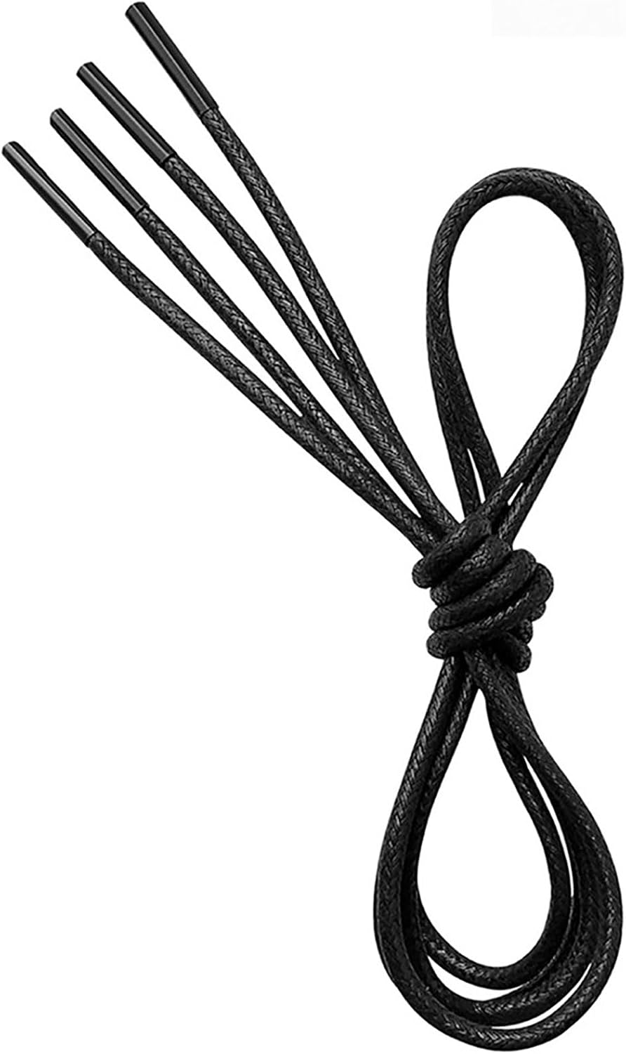 VSUDO Business Shoelaces Waxed Diameter 2.5 mm Thin Round Shoelaces