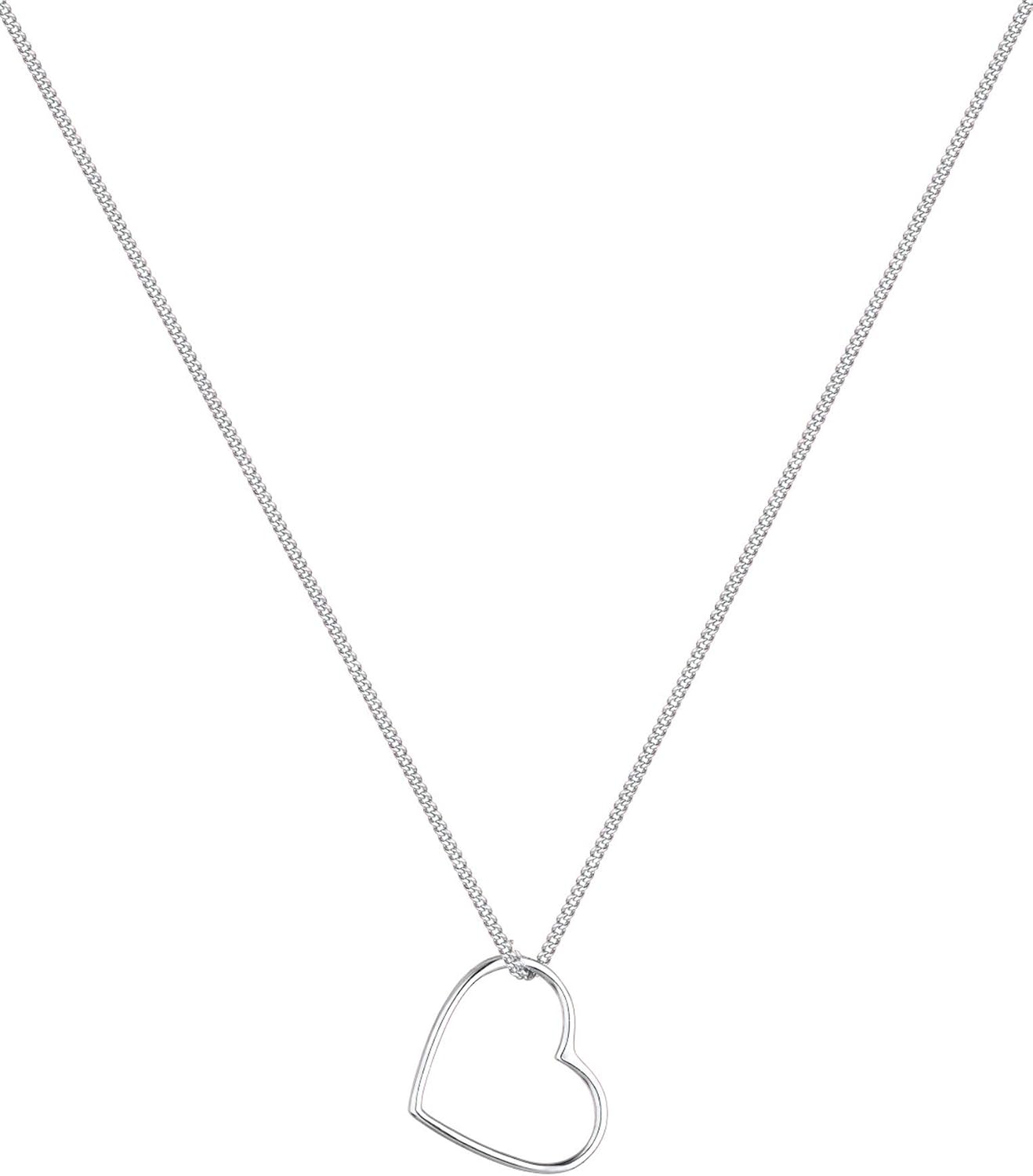 Elli Necklace Women’s Heart Pendant Basic in 925 Sterling Silver – Bild 2