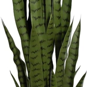 Artificial Sansevieria 120 cm, artificial plants like real - artificial plants large for indoor and outdoor use, ideal for decorating porches, patios and home offices