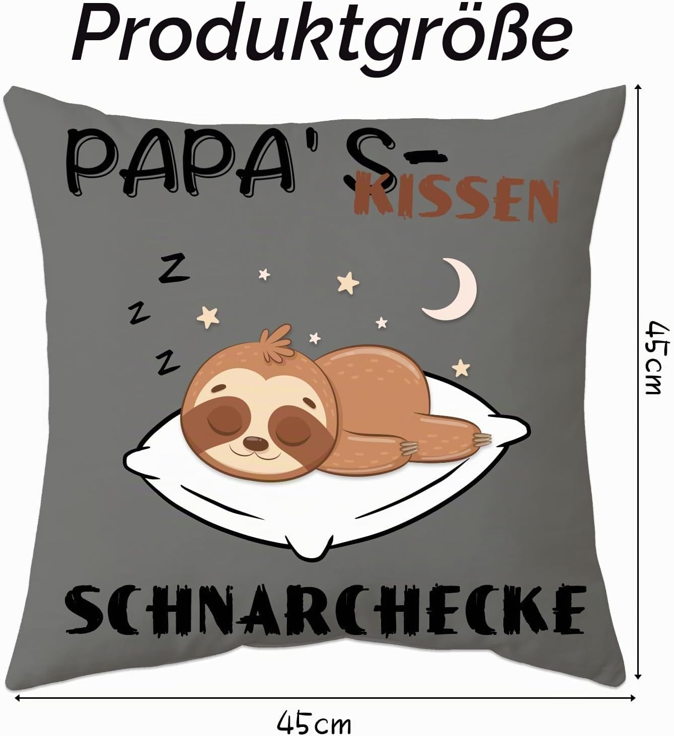 trabag Dad Gift Birthday, Father Gifts, Best Dad Birthday Gifts from Daughter Son, Father Gift for Christmas, New Year's Eve, Easter, Father's Day Decorative Cushion Covers 45 x 45 cm – Bild 4