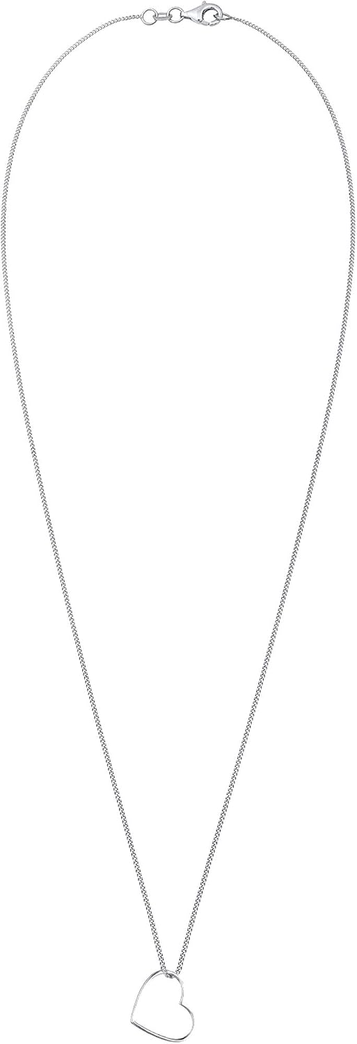 Elli Necklace Women’s Heart Pendant Basic in 925 Sterling Silver – Bild 3